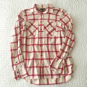J.Crew Plaid Button Down Size 00